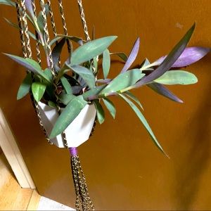 2 Camo Macrame Plant Hangers